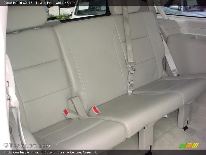 Tuscan Pearl White / Stone 2008 Infiniti QX 56