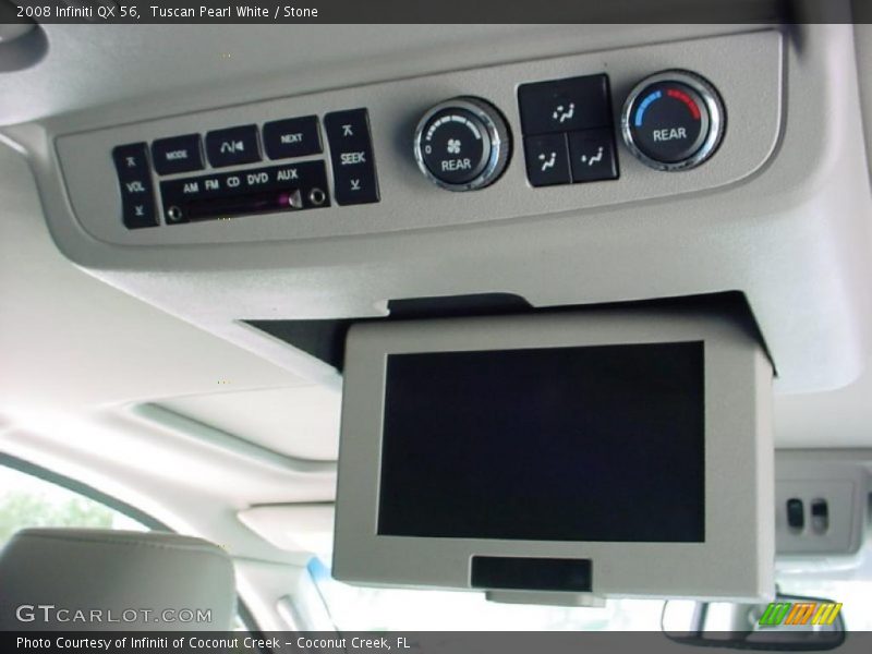 Tuscan Pearl White / Stone 2008 Infiniti QX 56