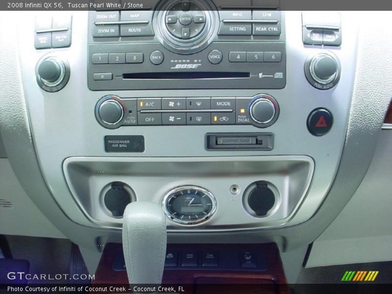 Tuscan Pearl White / Stone 2008 Infiniti QX 56