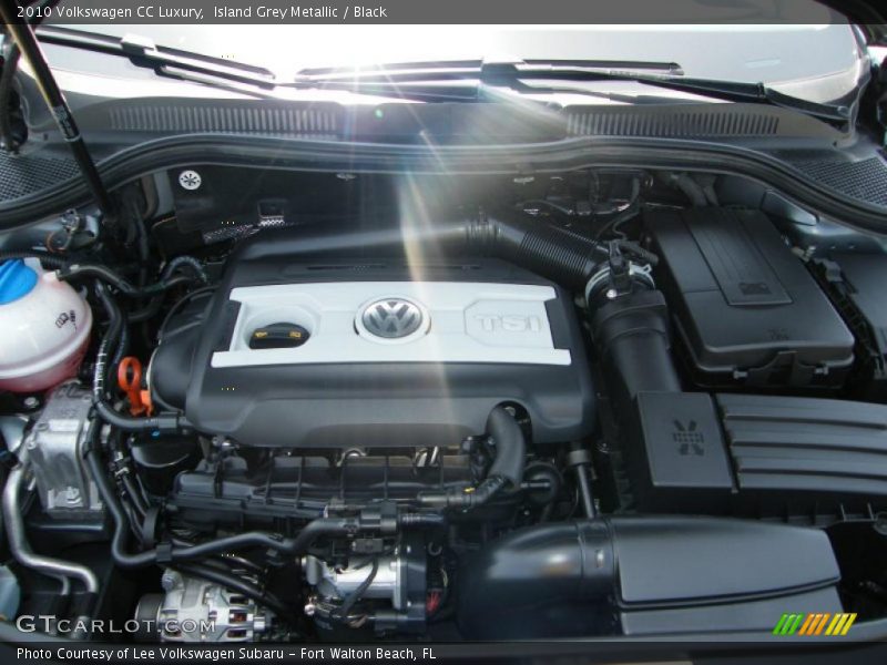 Island Grey Metallic / Black 2010 Volkswagen CC Luxury
