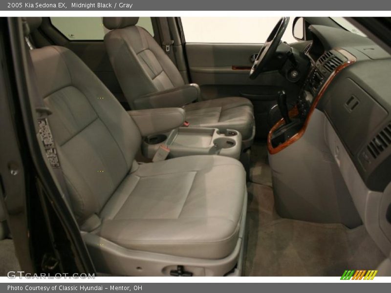 Midnight Black / Gray 2005 Kia Sedona EX