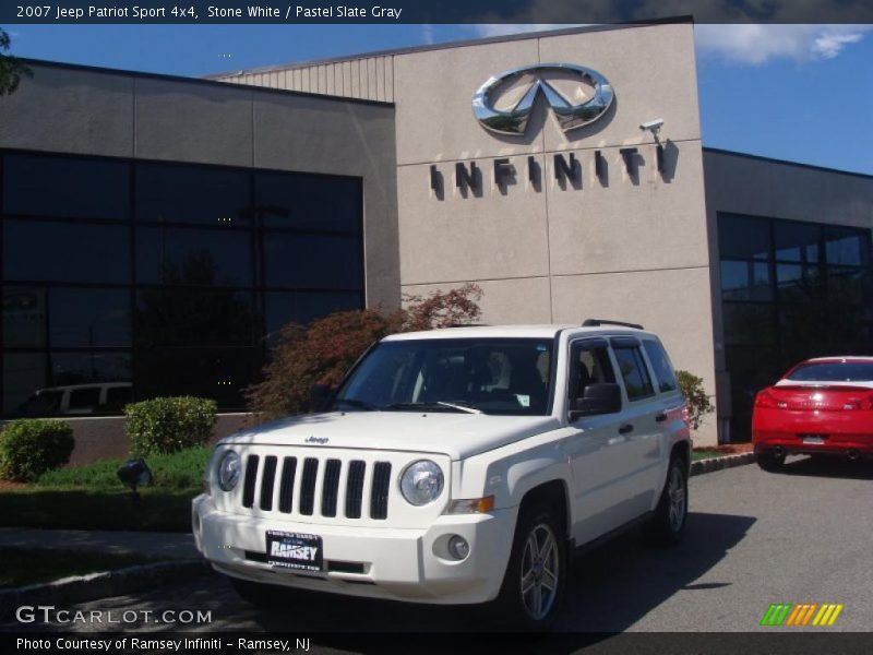 Stone White / Pastel Slate Gray 2007 Jeep Patriot Sport 4x4