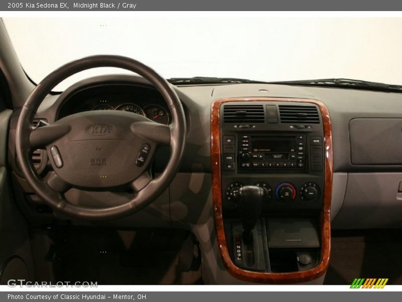 Midnight Black / Gray 2005 Kia Sedona EX