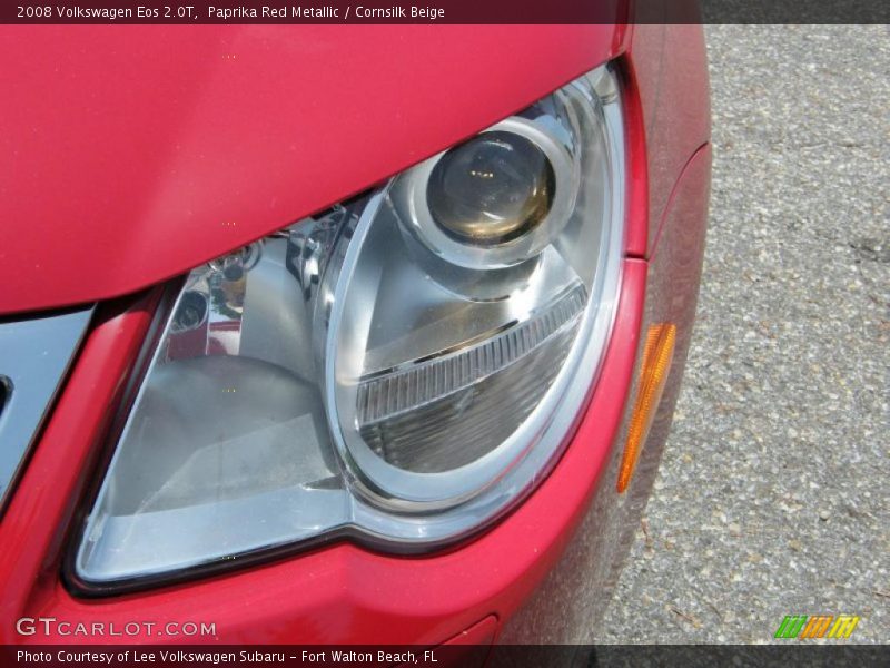 Paprika Red Metallic / Cornsilk Beige 2008 Volkswagen Eos 2.0T