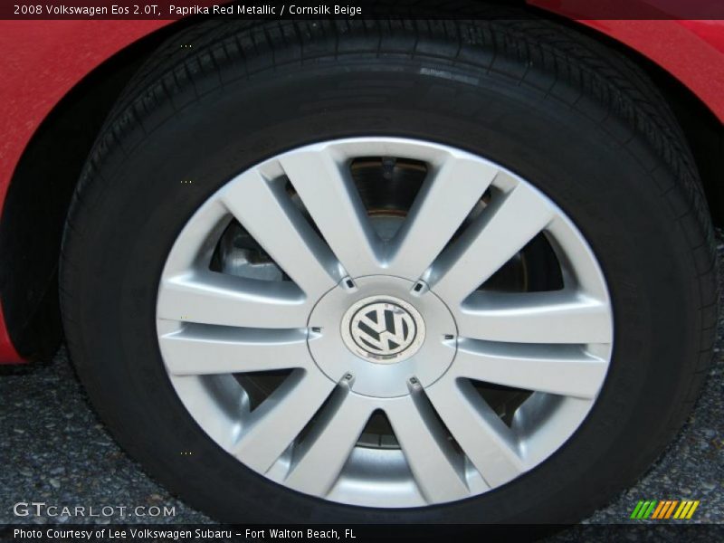 Paprika Red Metallic / Cornsilk Beige 2008 Volkswagen Eos 2.0T