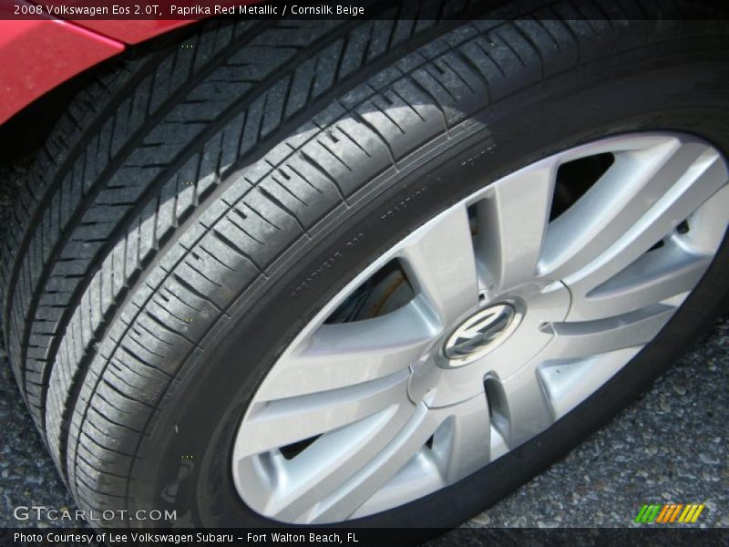 Paprika Red Metallic / Cornsilk Beige 2008 Volkswagen Eos 2.0T