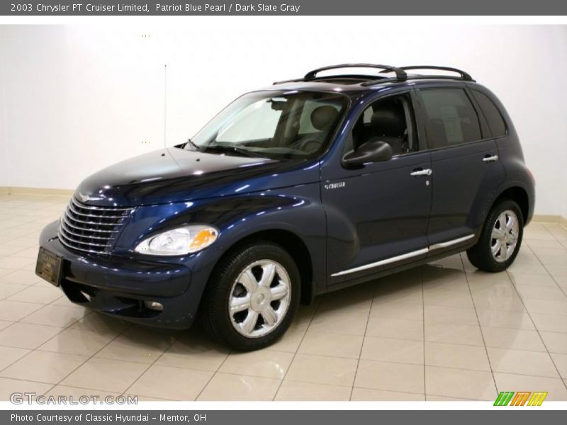 Patriot Blue Pearl / Dark Slate Gray 2003 Chrysler PT Cruiser Limited
