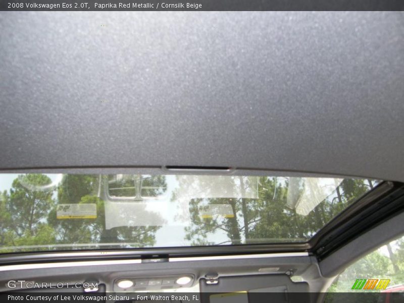 Paprika Red Metallic / Cornsilk Beige 2008 Volkswagen Eos 2.0T