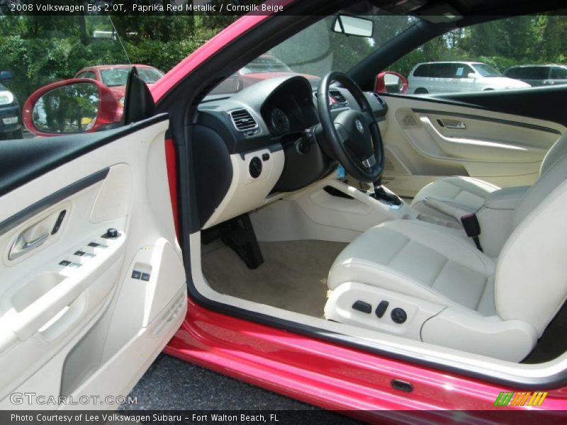 Paprika Red Metallic / Cornsilk Beige 2008 Volkswagen Eos 2.0T