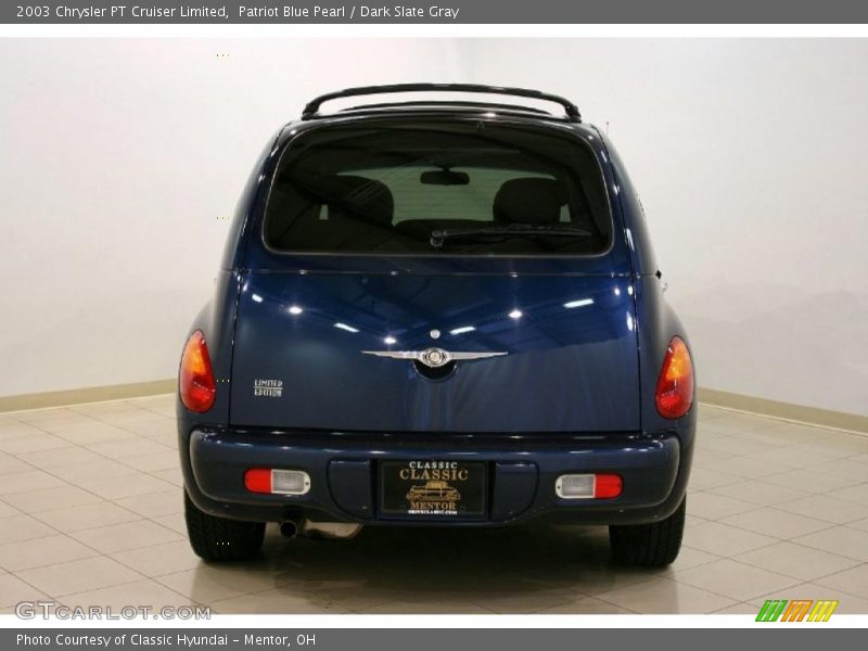 Patriot Blue Pearl / Dark Slate Gray 2003 Chrysler PT Cruiser Limited