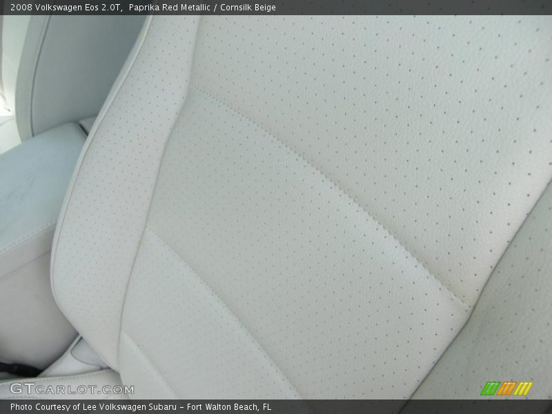 Paprika Red Metallic / Cornsilk Beige 2008 Volkswagen Eos 2.0T