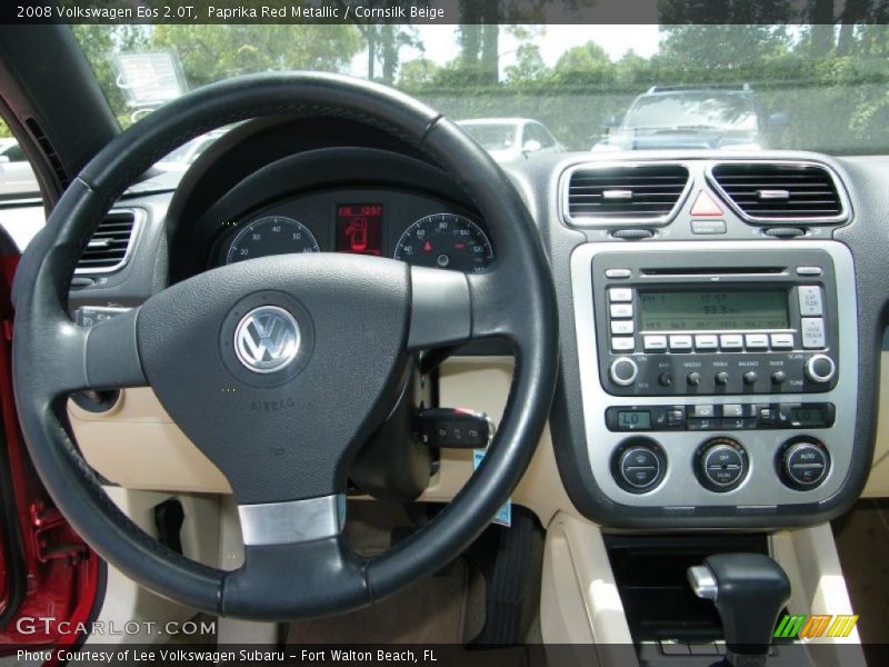 Paprika Red Metallic / Cornsilk Beige 2008 Volkswagen Eos 2.0T