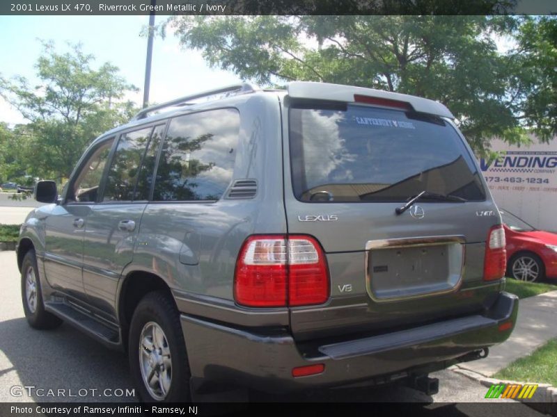 Riverrock Green Metallic / Ivory 2001 Lexus LX 470