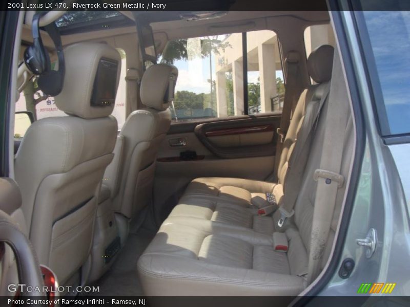 Riverrock Green Metallic / Ivory 2001 Lexus LX 470