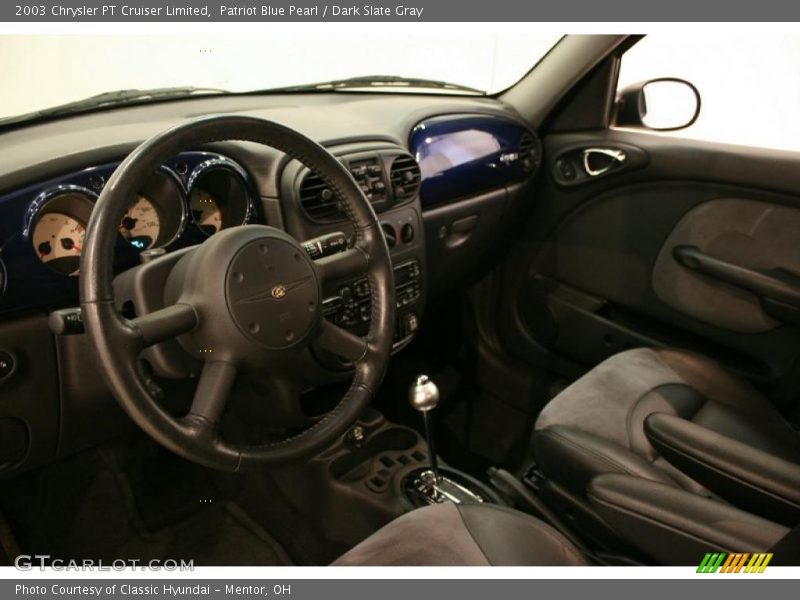 Patriot Blue Pearl / Dark Slate Gray 2003 Chrysler PT Cruiser Limited