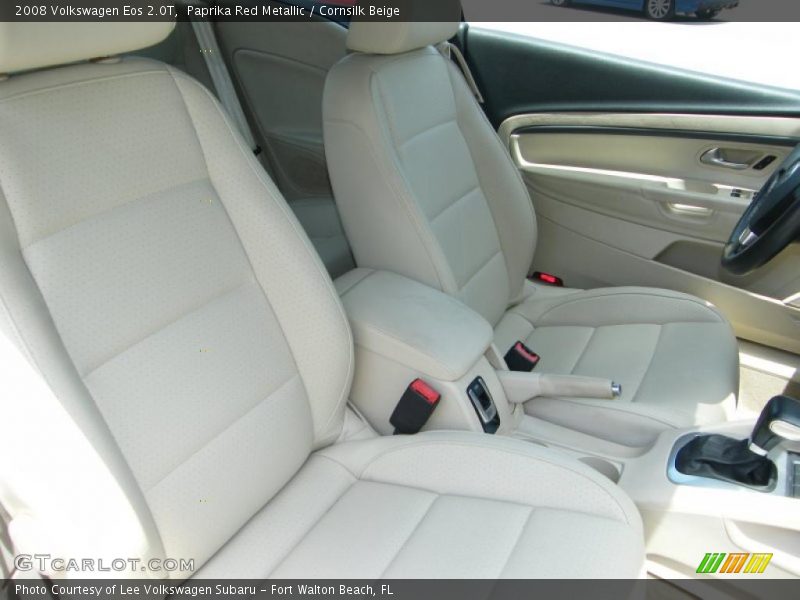 Paprika Red Metallic / Cornsilk Beige 2008 Volkswagen Eos 2.0T