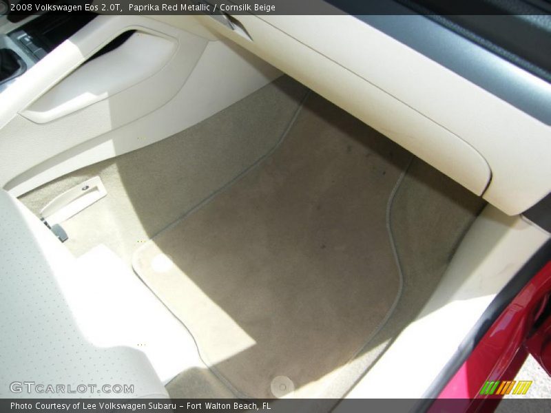 Paprika Red Metallic / Cornsilk Beige 2008 Volkswagen Eos 2.0T