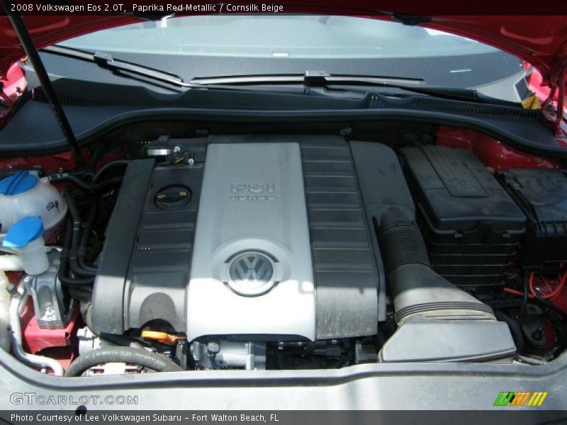 Paprika Red Metallic / Cornsilk Beige 2008 Volkswagen Eos 2.0T
