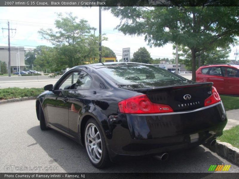 Black Obsidian / Graphite Black 2007 Infiniti G 35 Coupe