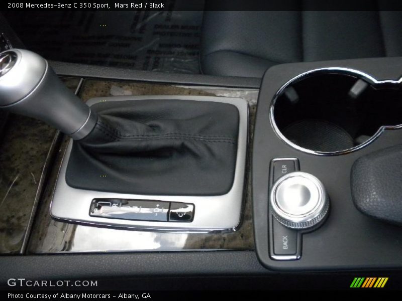 Mars Red / Black 2008 Mercedes-Benz C 350 Sport