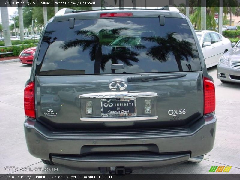 Silver Graphite Gray / Charcoal 2008 Infiniti QX 56