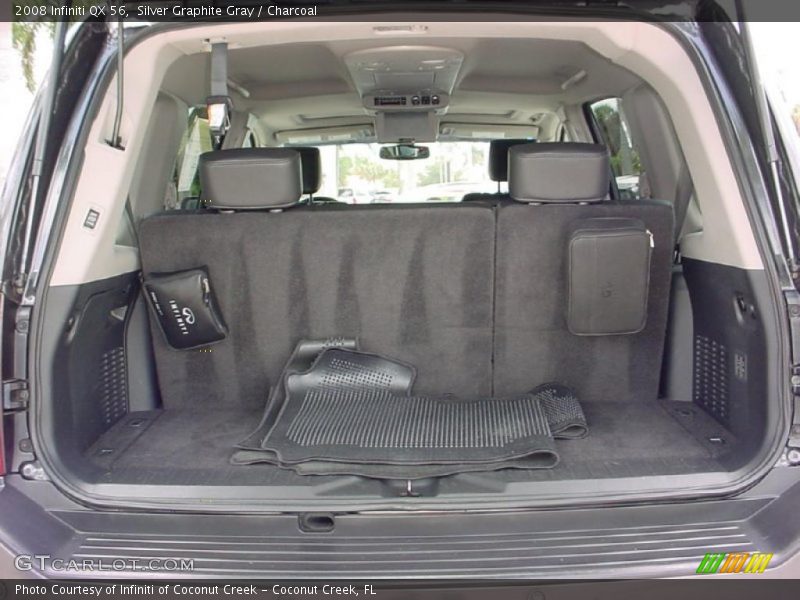 Silver Graphite Gray / Charcoal 2008 Infiniti QX 56