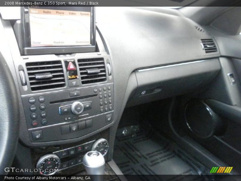 Mars Red / Black 2008 Mercedes-Benz C 350 Sport
