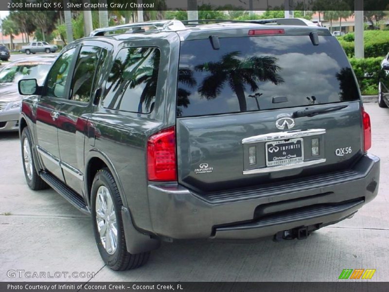 Silver Graphite Gray / Charcoal 2008 Infiniti QX 56