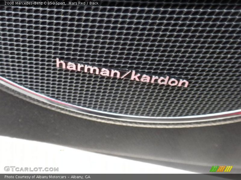 Mars Red / Black 2008 Mercedes-Benz C 350 Sport