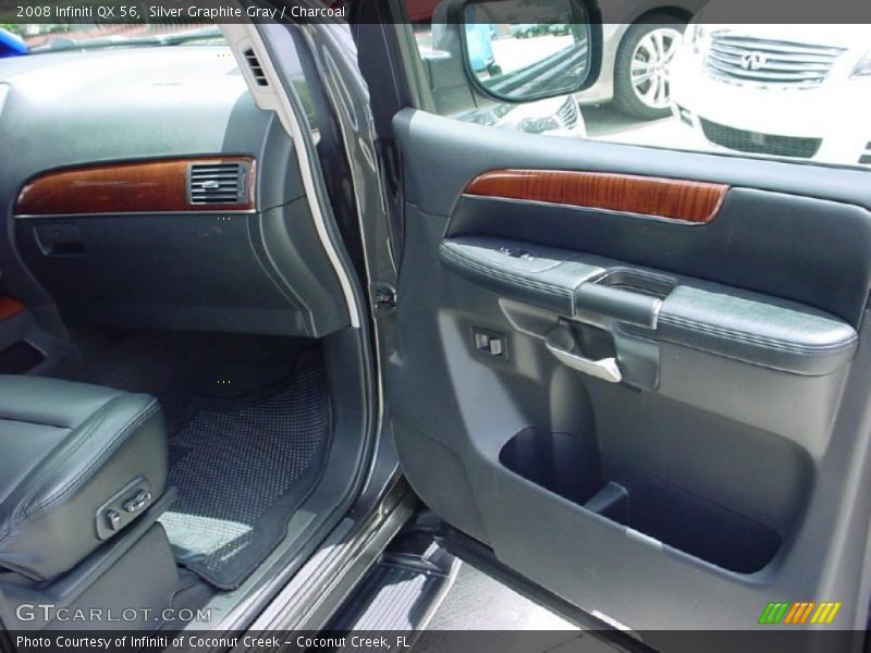 Silver Graphite Gray / Charcoal 2008 Infiniti QX 56