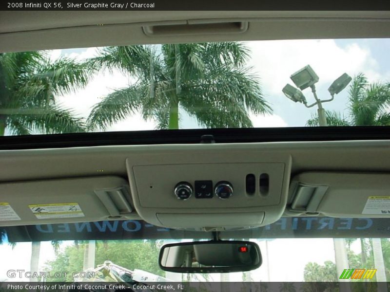 Silver Graphite Gray / Charcoal 2008 Infiniti QX 56