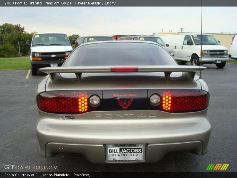 Pewter Metallic / Ebony 2000 Pontiac Firebird Trans Am Coupe