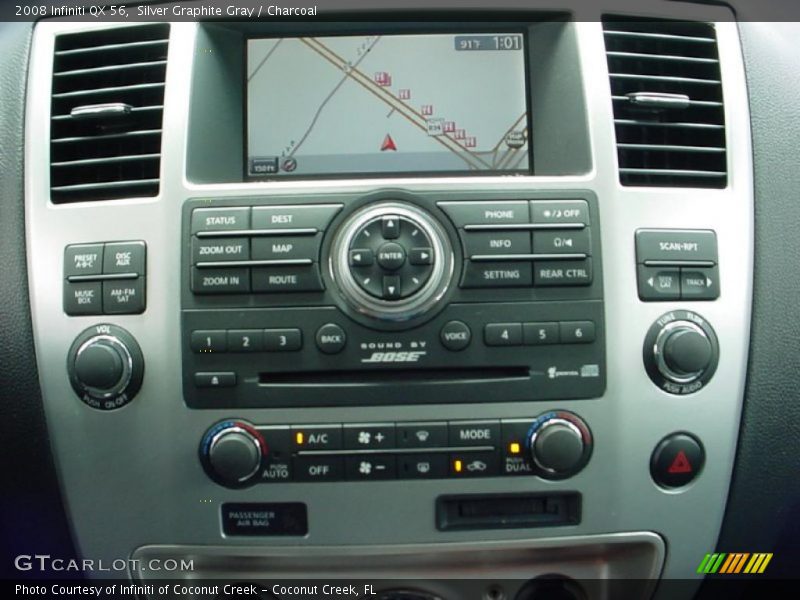 Silver Graphite Gray / Charcoal 2008 Infiniti QX 56