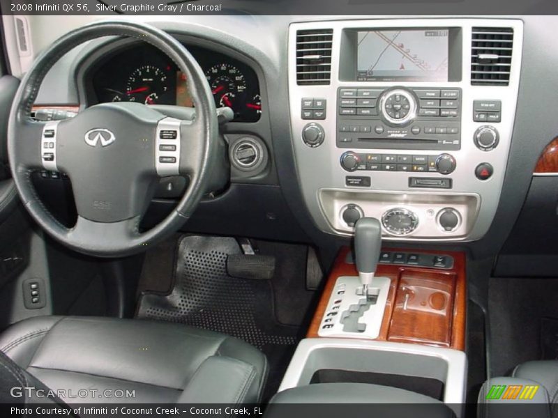 Silver Graphite Gray / Charcoal 2008 Infiniti QX 56