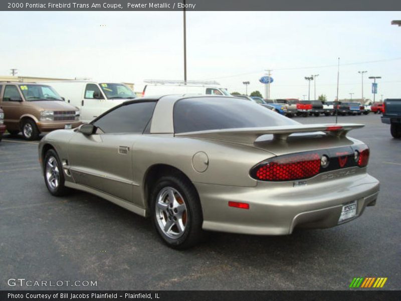 Pewter Metallic / Ebony 2000 Pontiac Firebird Trans Am Coupe