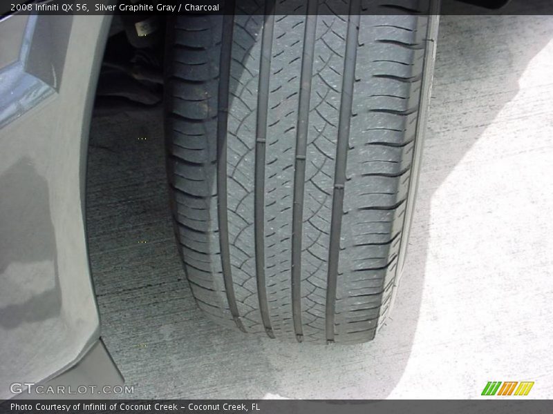 Silver Graphite Gray / Charcoal 2008 Infiniti QX 56