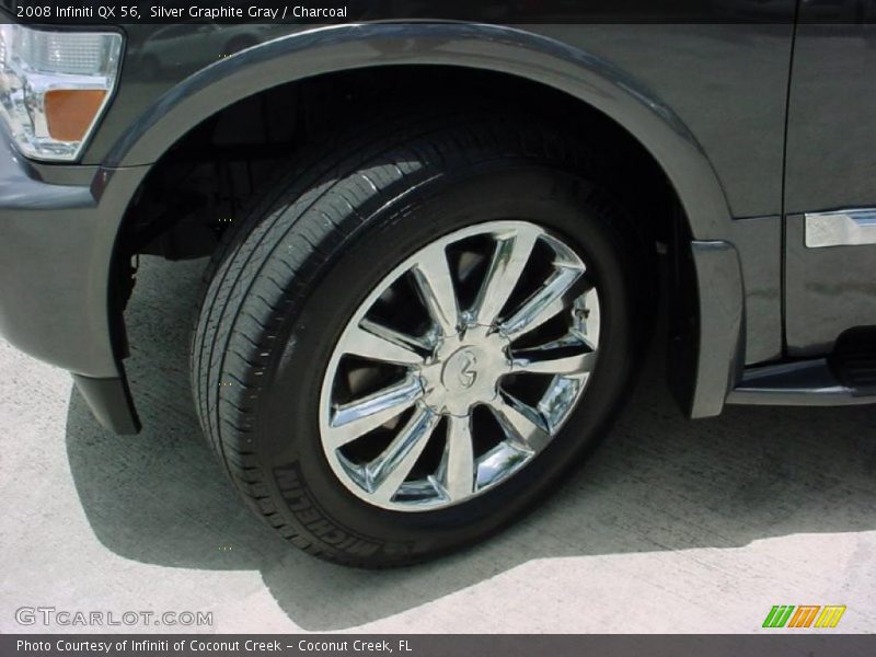 Silver Graphite Gray / Charcoal 2008 Infiniti QX 56