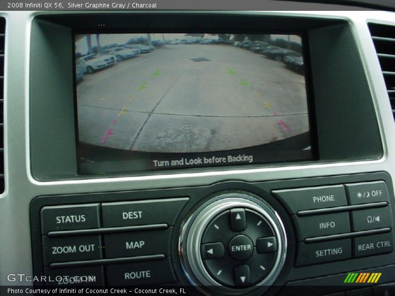 Silver Graphite Gray / Charcoal 2008 Infiniti QX 56