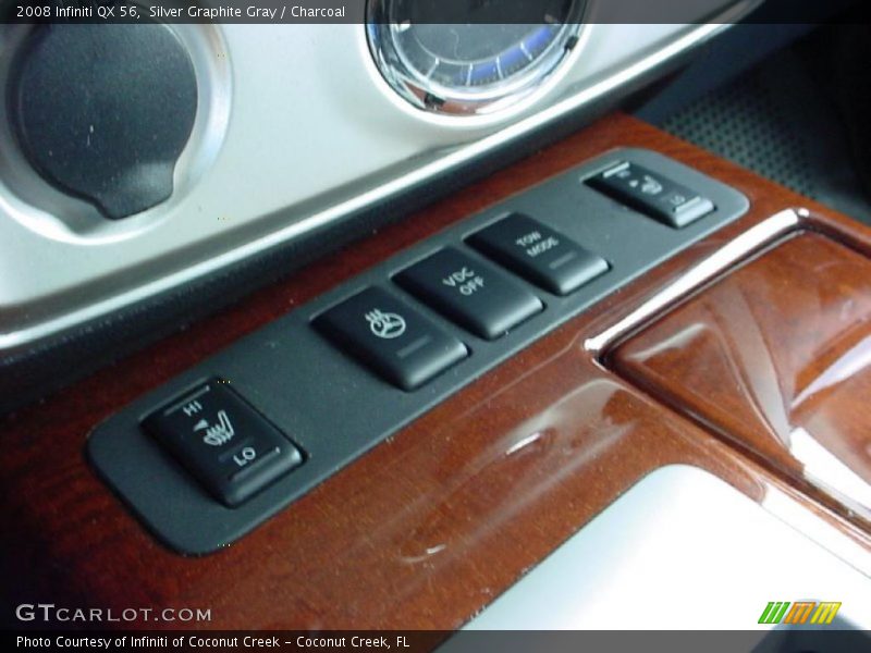 Silver Graphite Gray / Charcoal 2008 Infiniti QX 56