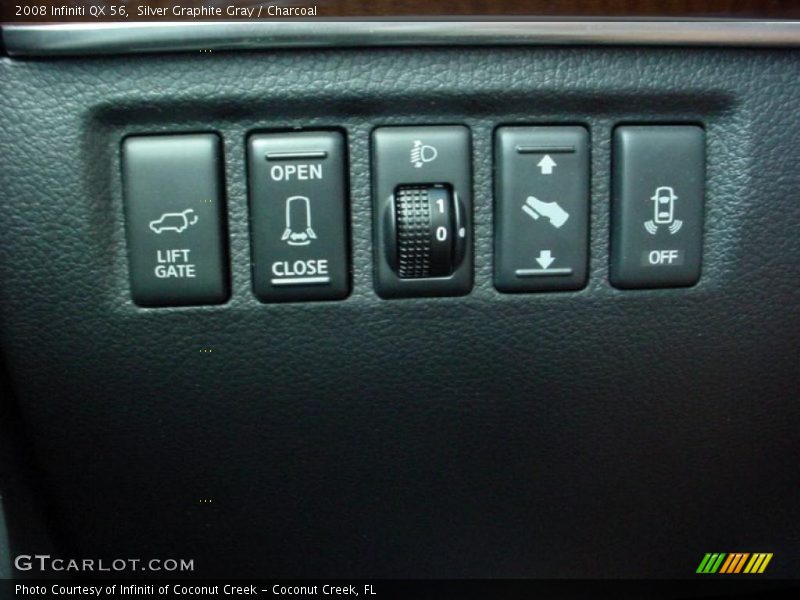 Silver Graphite Gray / Charcoal 2008 Infiniti QX 56