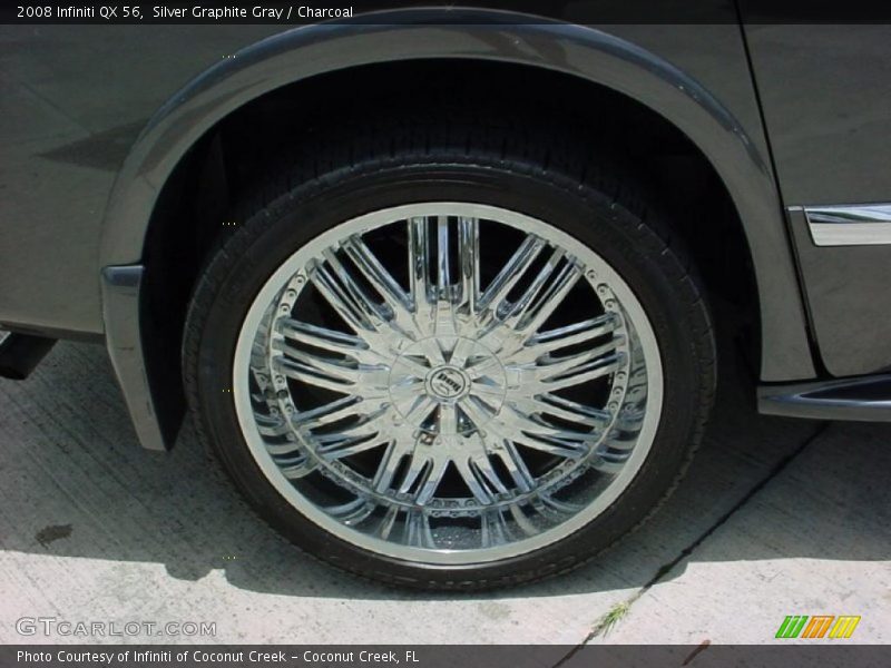 Silver Graphite Gray / Charcoal 2008 Infiniti QX 56