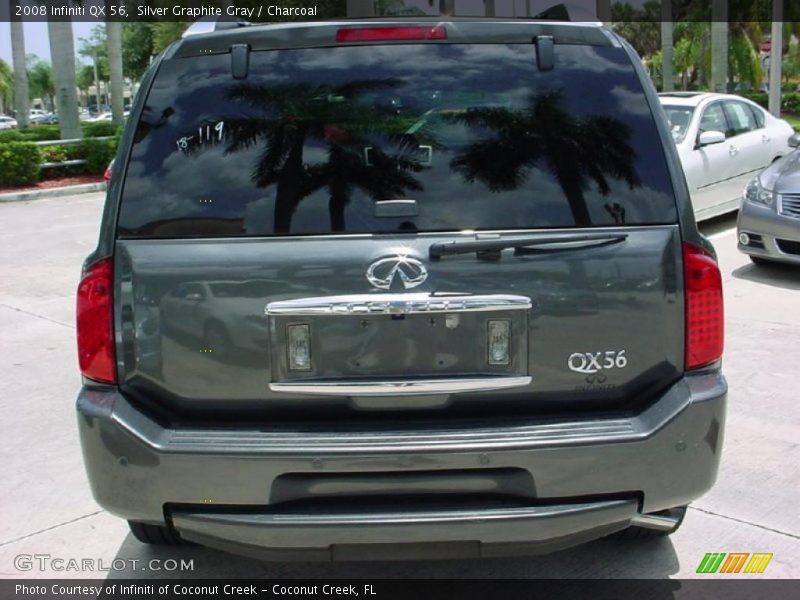 Silver Graphite Gray / Charcoal 2008 Infiniti QX 56