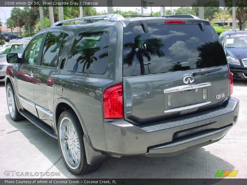 Silver Graphite Gray / Charcoal 2008 Infiniti QX 56