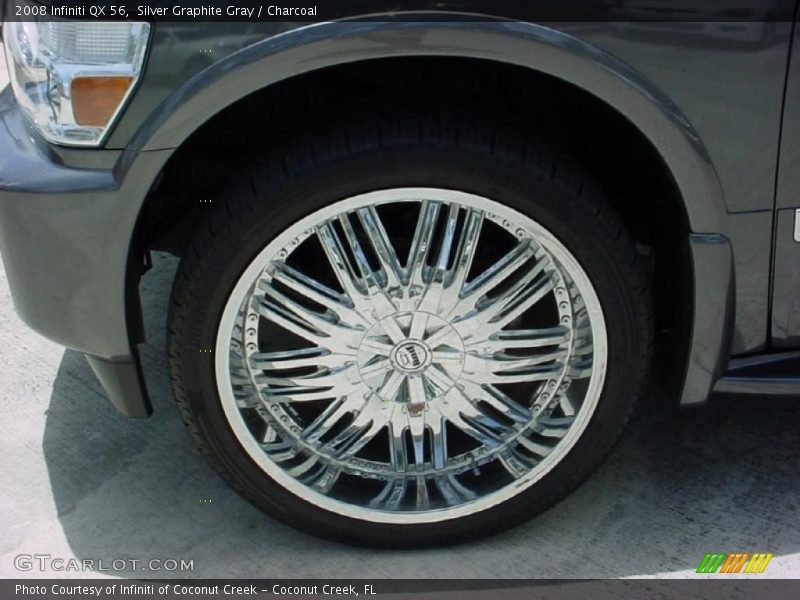Silver Graphite Gray / Charcoal 2008 Infiniti QX 56