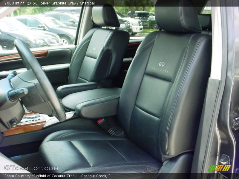 Silver Graphite Gray / Charcoal 2008 Infiniti QX 56