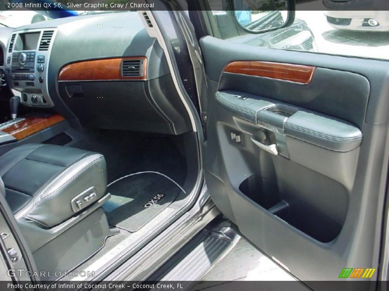 Silver Graphite Gray / Charcoal 2008 Infiniti QX 56