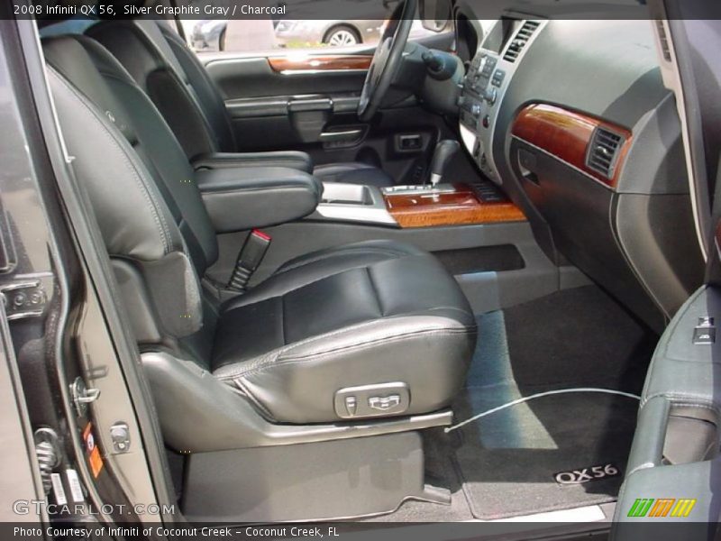 Silver Graphite Gray / Charcoal 2008 Infiniti QX 56