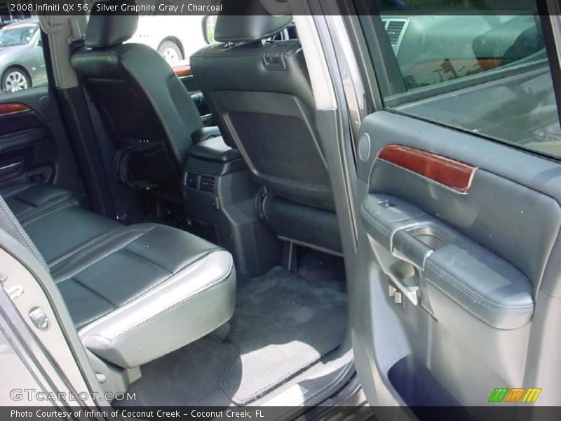 Silver Graphite Gray / Charcoal 2008 Infiniti QX 56