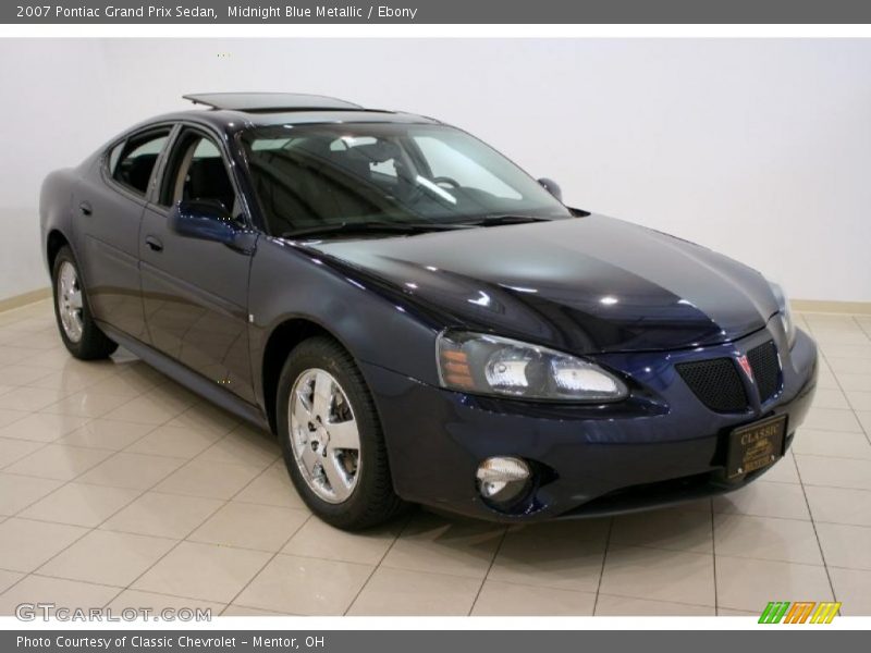 Midnight Blue Metallic / Ebony 2007 Pontiac Grand Prix Sedan