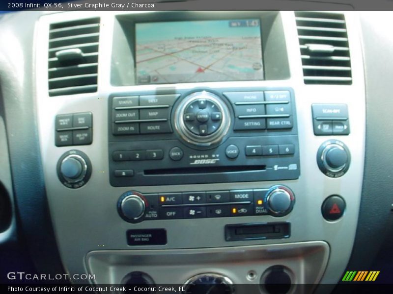 Silver Graphite Gray / Charcoal 2008 Infiniti QX 56
